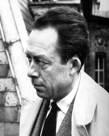 A portrait of Albert Camus