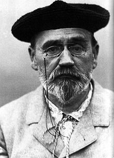 A portrait of Emile Zola