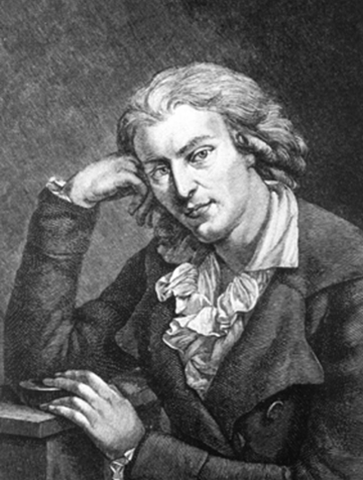 A portrait of Johann Christoph Friedrich Schiller