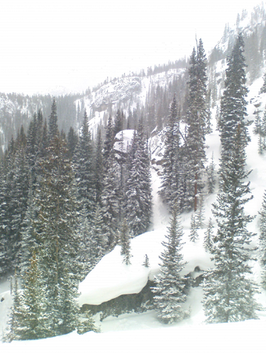 Photographic image of the Rocky Mountains