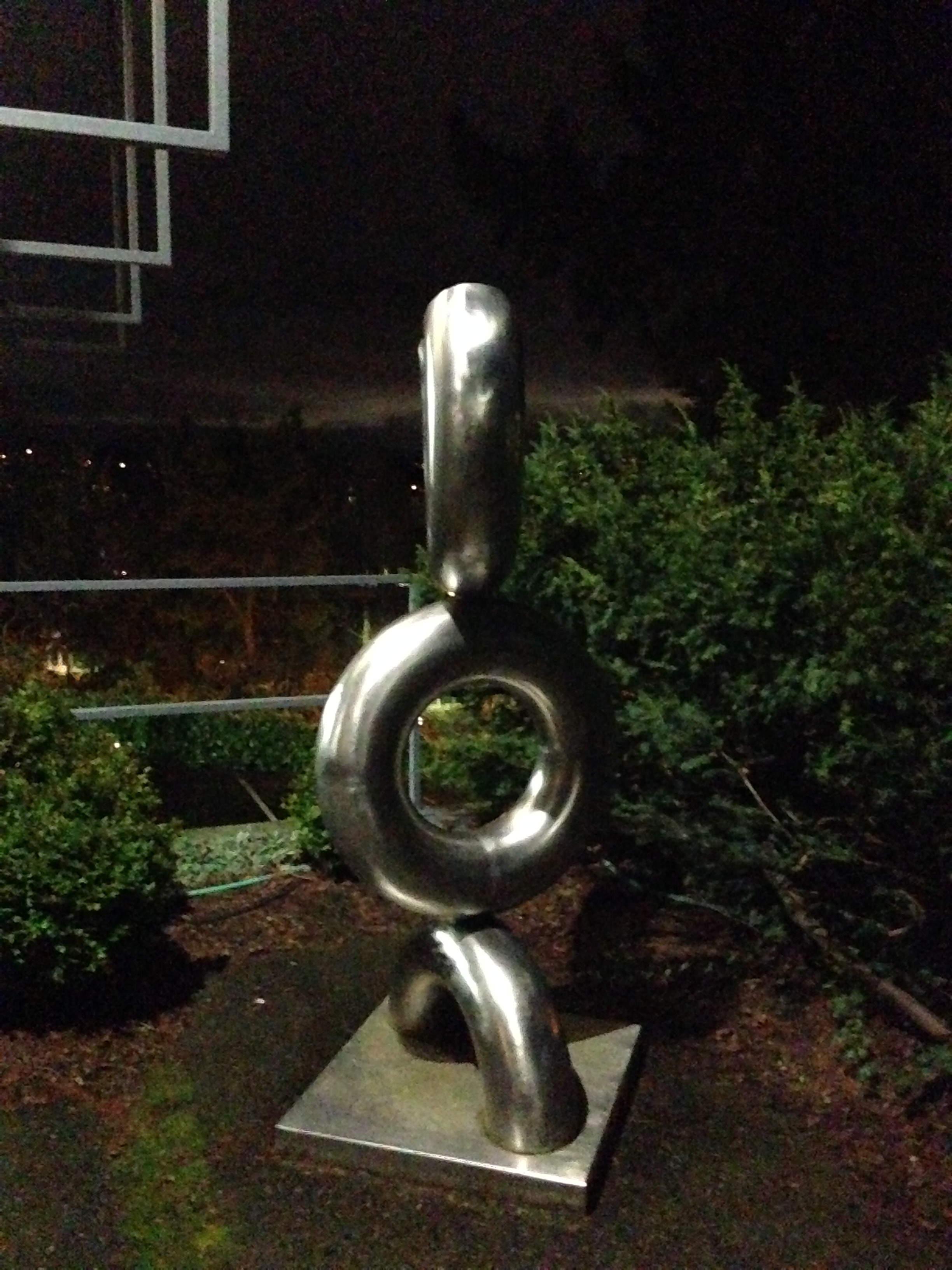 Artwork indicating the point on the UW campus from which I watched the sunrise without the sum.