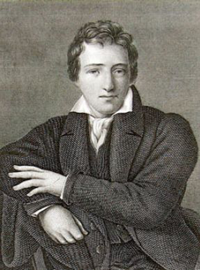 A portrait of Heinrich Heine