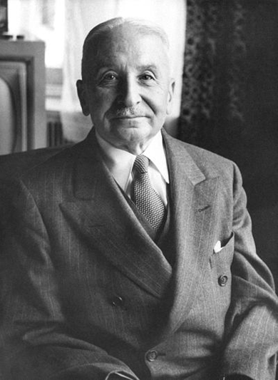 Portrait of Ludwig von Mises