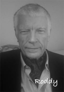 Grayscale portrait of Roddy A. Stegemann taken in the summer of 2016